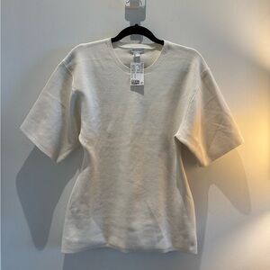 H&M EDITION — NWT CINCHED WAIST TOP